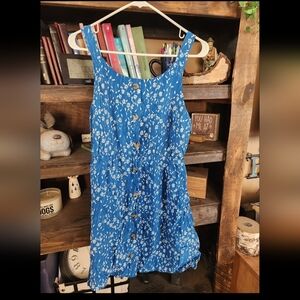 Hayden Blue and White Floral Dress